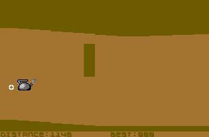 The kettle flying in world 5 on the C64